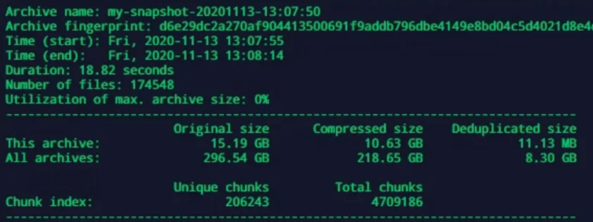 Backups automáticos e recuperação
